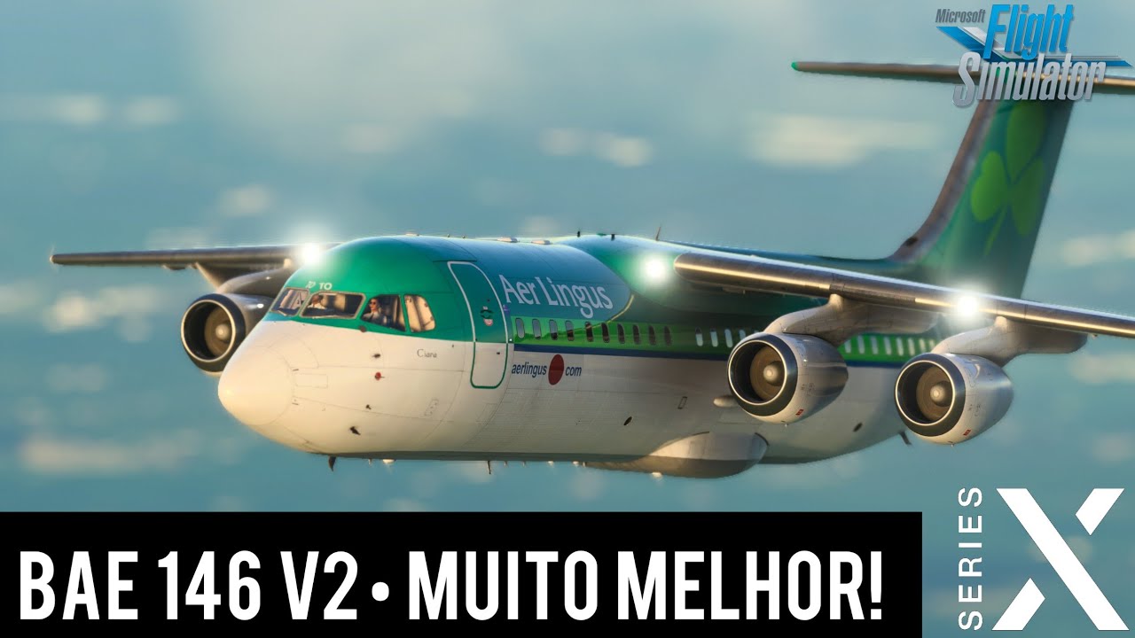 MSFS2020 BAe 146 V2 • Testando o UPDATE 2.0! (XBOX Series X)