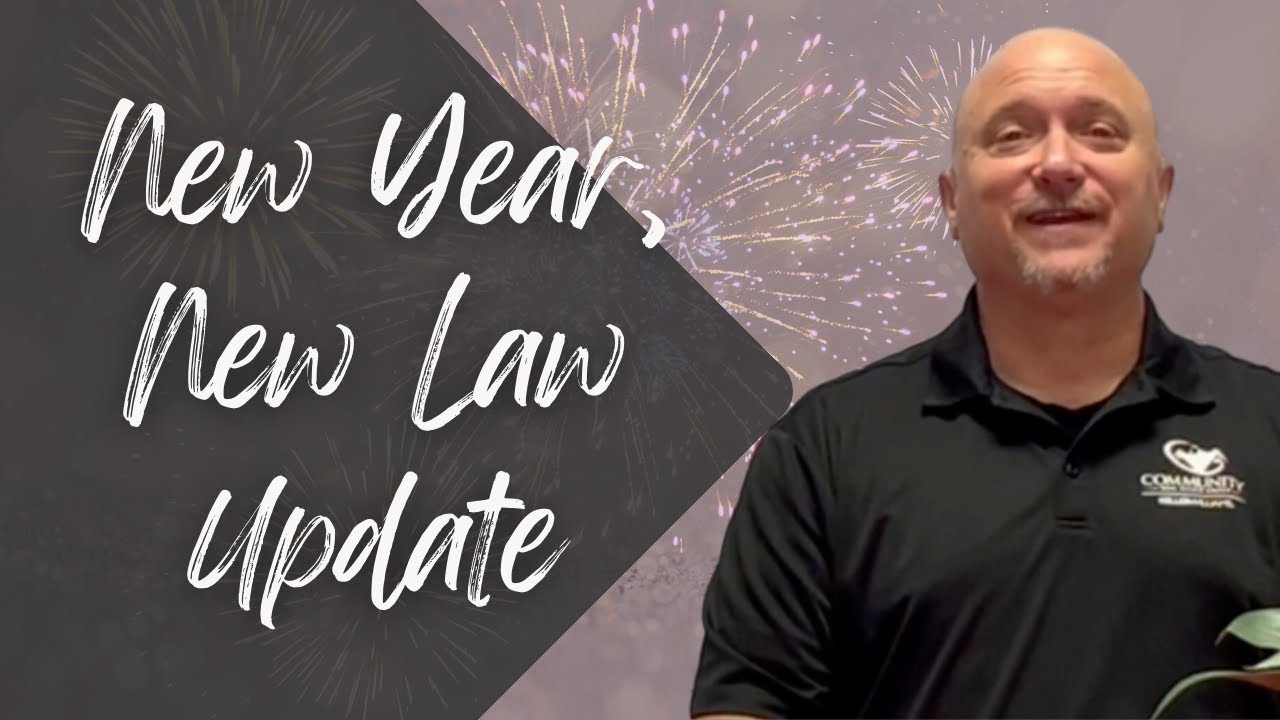NEW YEAR, NEW LAW UPDATE! What You Need to Know
