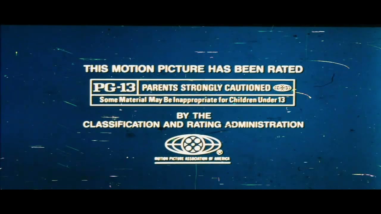 Twentieth Century Fox Film Corporation/SLM Productions/MPAA Rating Card (PG-13, 1986)