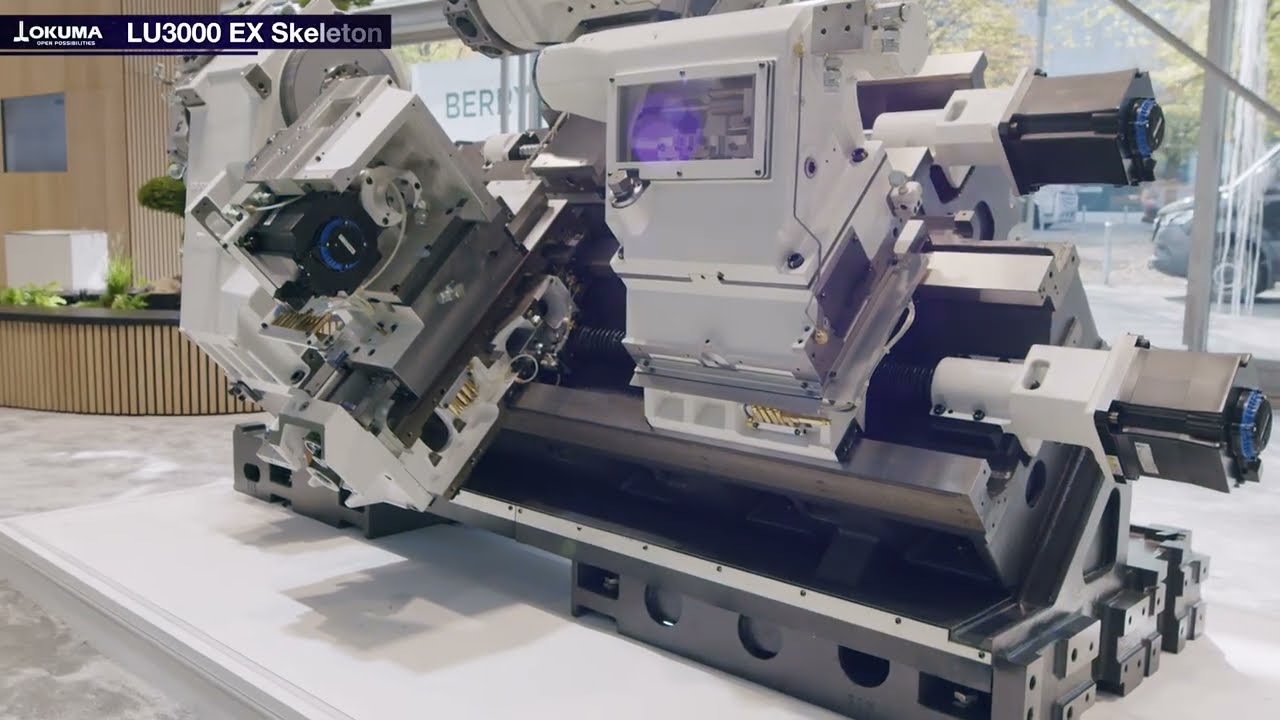 EMO Hannover 2025 - 2-Saddle Lathe: LU3000 EX as Skeleton