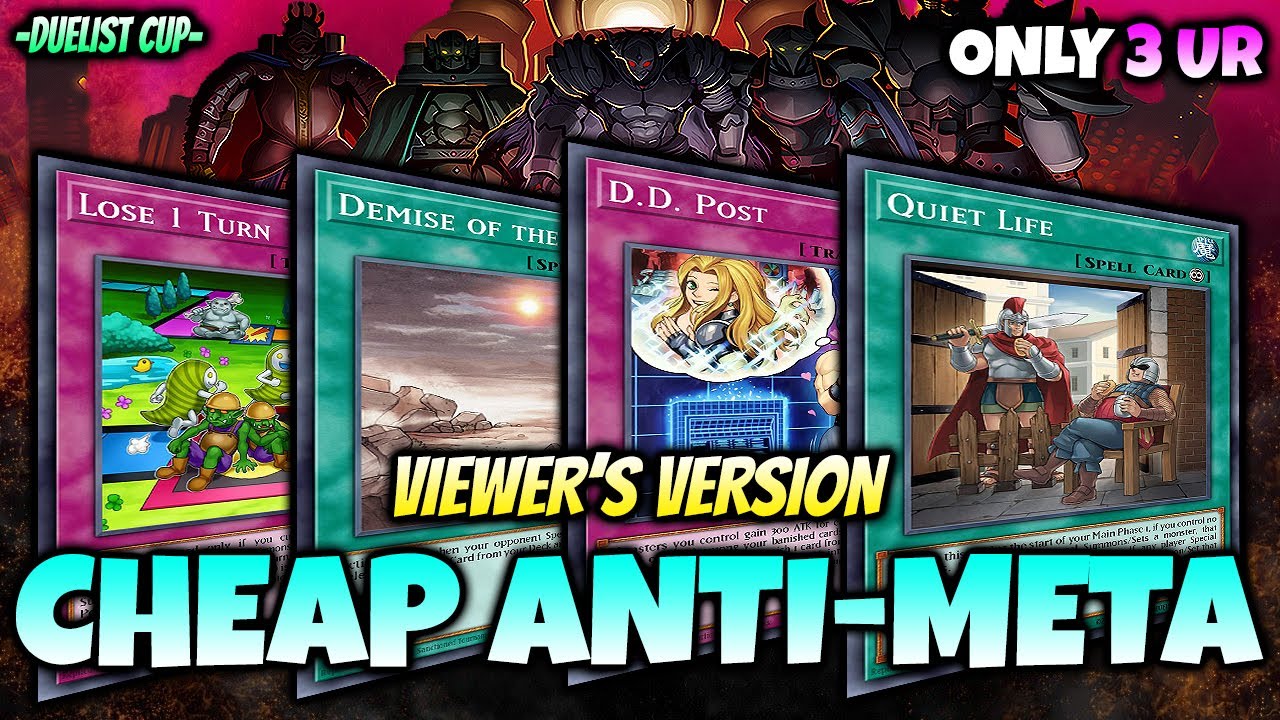 Combo Player's Nightmare ❌ Stun the Event with Updated F2P Anti Meta Deck - DC Dec `25 [Master Duel]