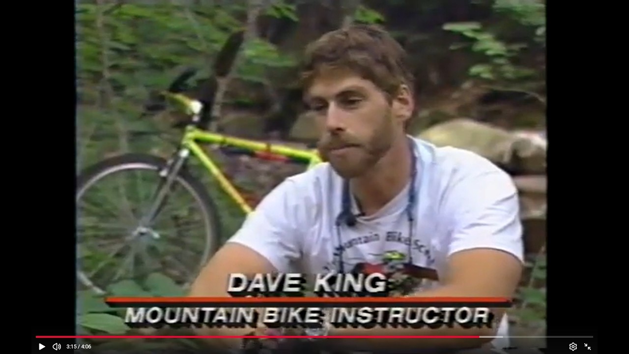 Mount Snow Mountain Bike School Founder Dave King 1991