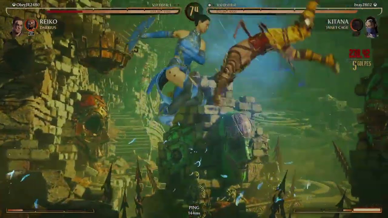Kitana vs Reiko, Kombat League, T17, Janet Cage kameo, Mortal Kombat 1