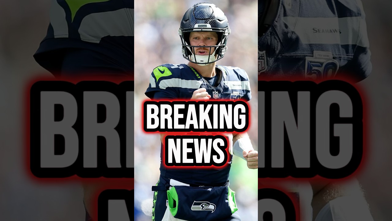 🚨BREAKING: Sam Darnold OUT For Seahawks vs. Cardinals #seahawks #nfl #shorts
