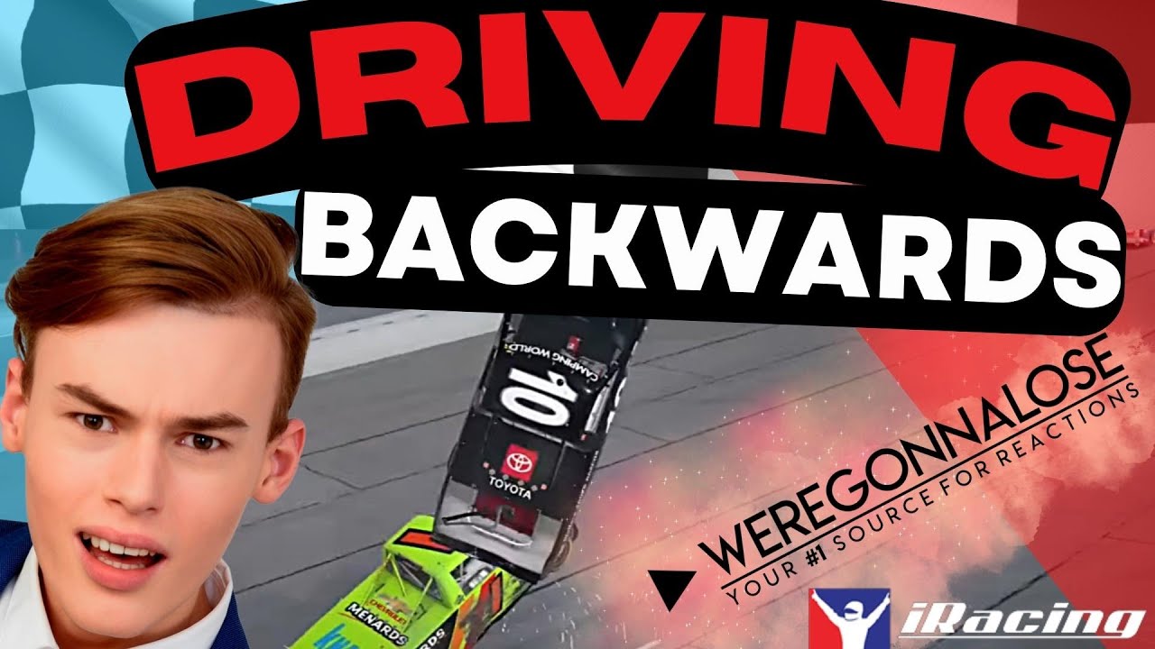 Вождение по неправильному пути iRacing | Смешное видео аварии в гоночной игре Nascar