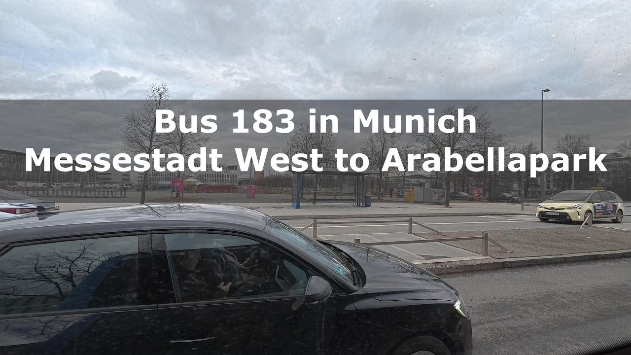 Seeing Munich by Bus, East Munich, Messestadt West to Arabellapark