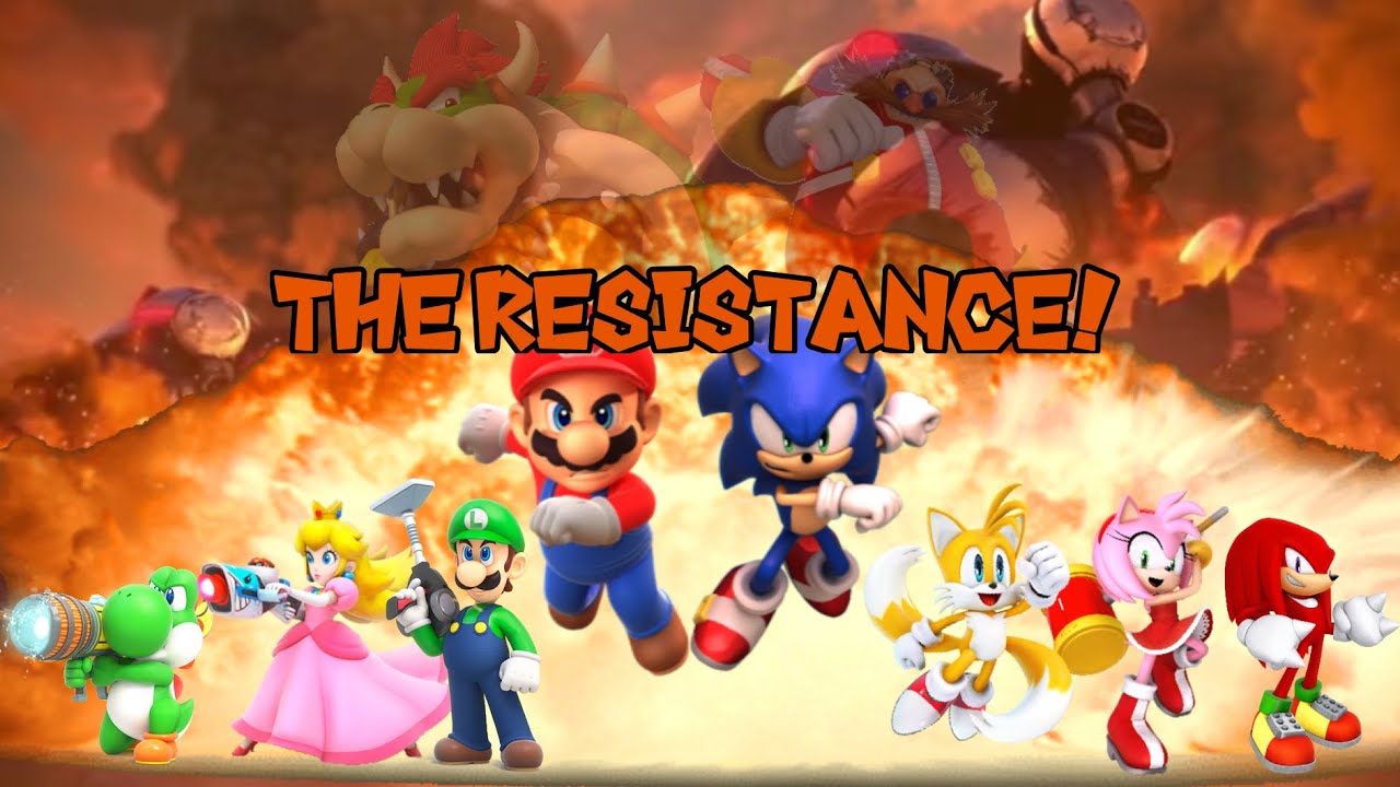 Mario and Sonic AMV: The Resistance (with lyrics)