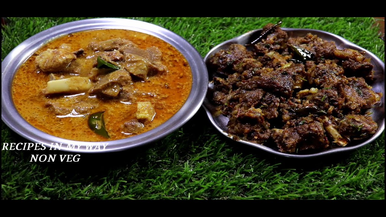MUTTON KULAMBU - MUTTON VARUVAL - மட்டன் குழம்பு - மட்டன் வறுவல் - HOTEL STYLE MUTTON VARUVAL