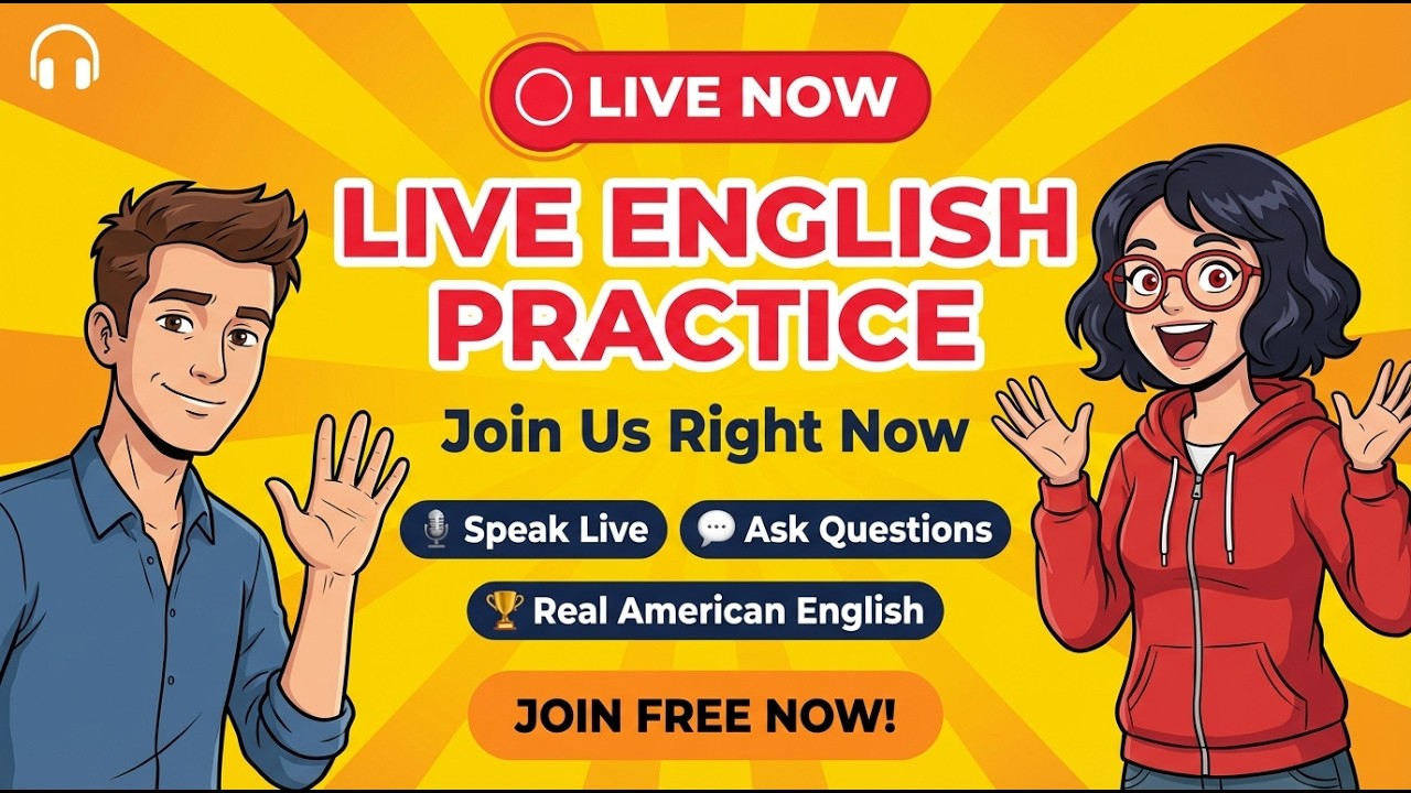 🔴 LIVE - Learn English Speaking 24/7 | Slow English Conversation Practice for Beginners | A1-A2
