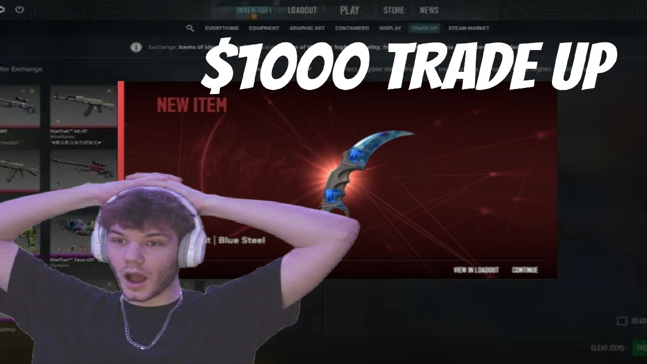 I spent $1000 on a TRADE UP