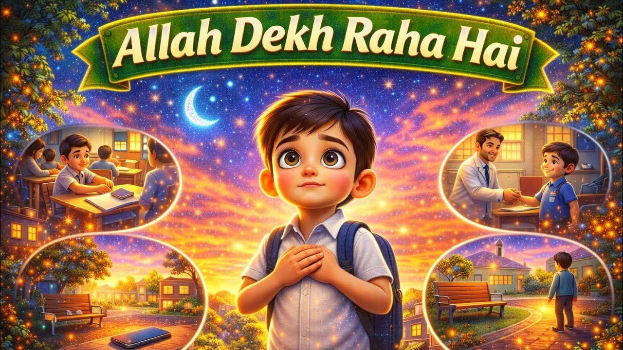 Allah Dekh Raha Hai | Dil Ko Chhoo Lene Wali Islamic Cartoon Kahani