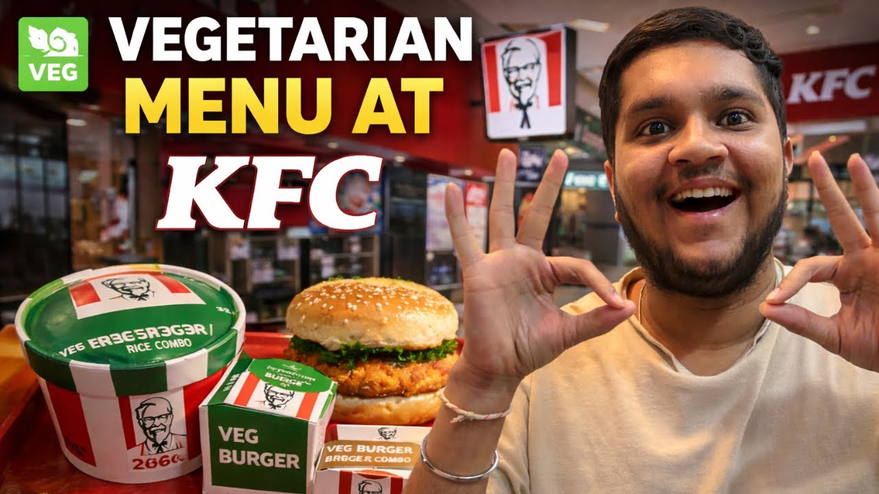 Vegetarian Food Review From KFC 🍟😃 | Worth Trying Or Not ? 🤔 