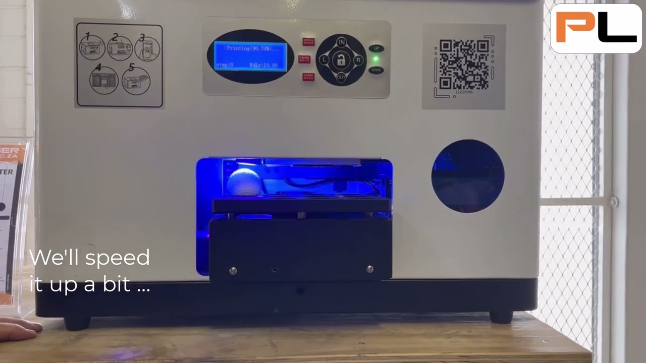 Quick Looks - UV Golf Ball Printer client test