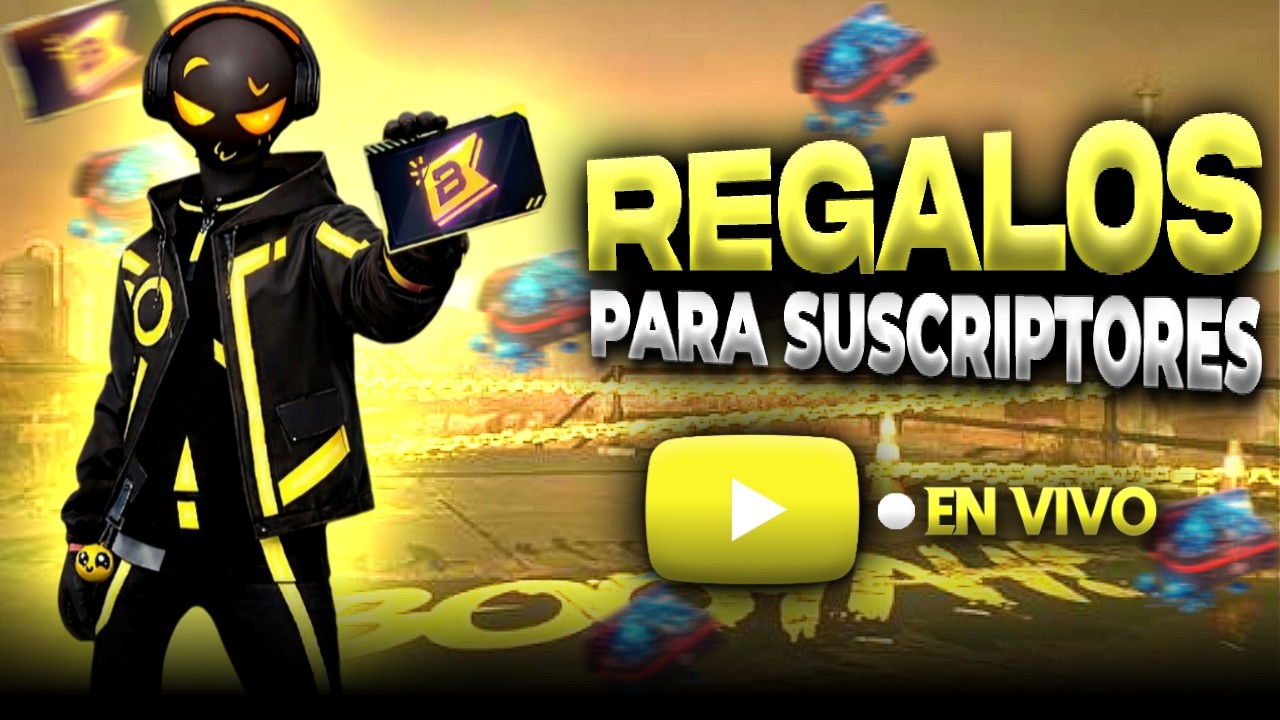Regalando DIAMANTES y PASES BOOYAH a suscriptores en FREE FIRE en vivo 💎🔥 Nuevo TORNEO de MARZO
