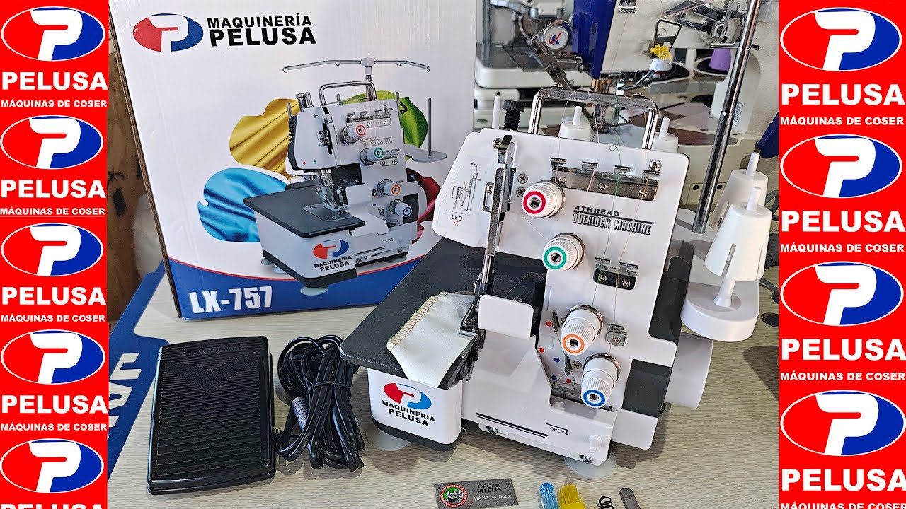 Uso de Overlock Maquinería Pelusa