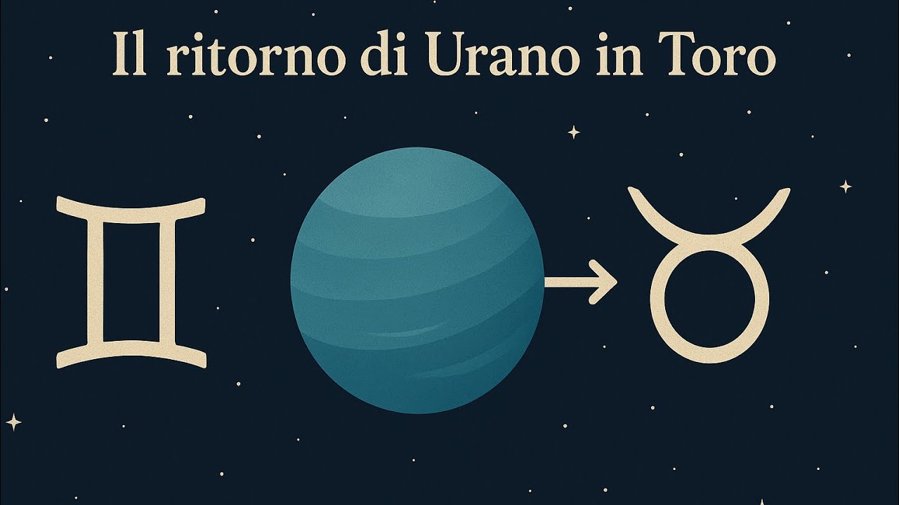 IL RITORNO di URANO in TORO ♉️ per tutti i segni. Novembre &lsquo;25 - Aprile &lsquo;26 