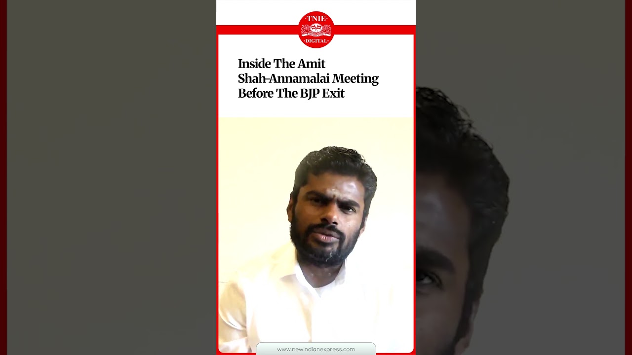 Annamalai Reveals How He Handled His Differences With BJP Leaders
