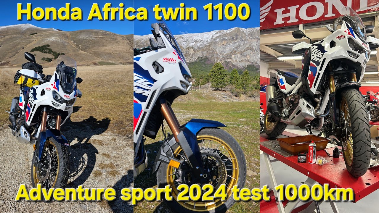 HONDA AFRICA TWIN 1100 ADVENTURE SPORT 2024 TEST 1000Km