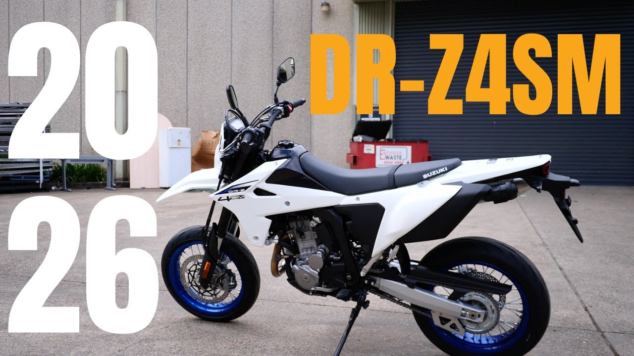 2026 DR-Z4SM I First Look! I Bikebiz