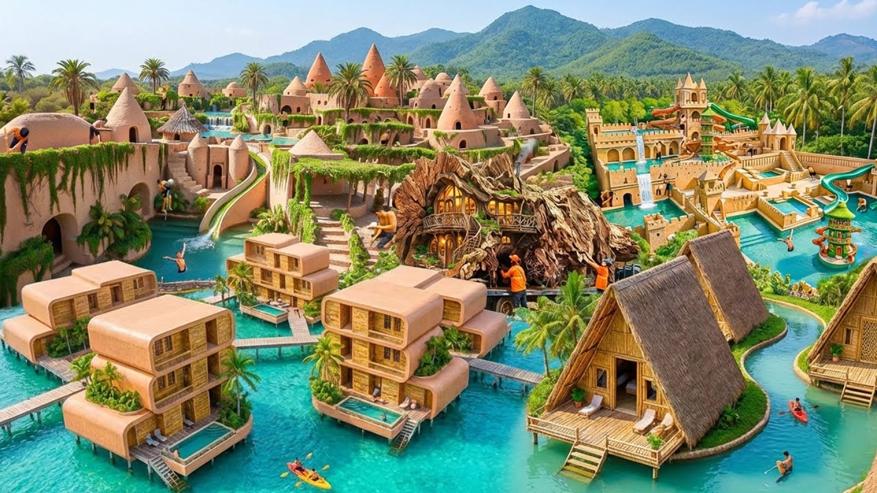 350 Building a 4-Star Park and Resort Village Using Primitive Tools