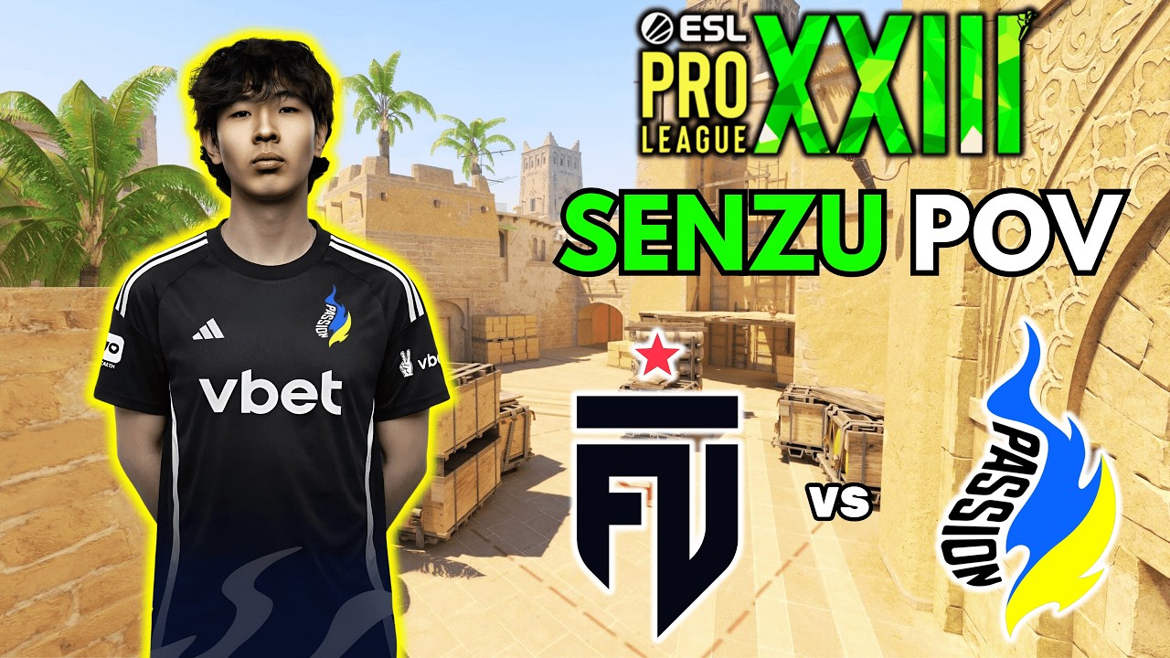 Senzu POV | Passion UA vs FUT (28/7/14) RATING 2.09 ADR 121.6 CS2 ESL Pro League Season 23