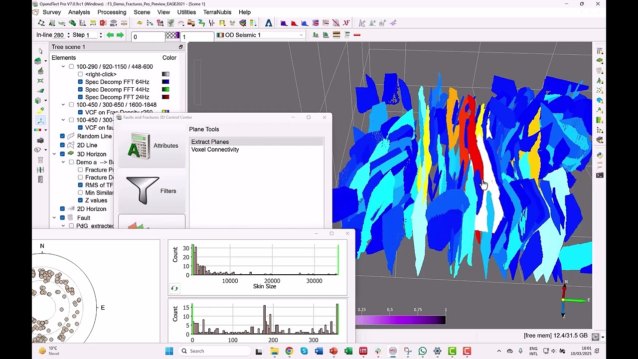 OpendTect Pro Demo: Faults & Fractures Plugin for Fault Detection & Extraction with Machine Learning