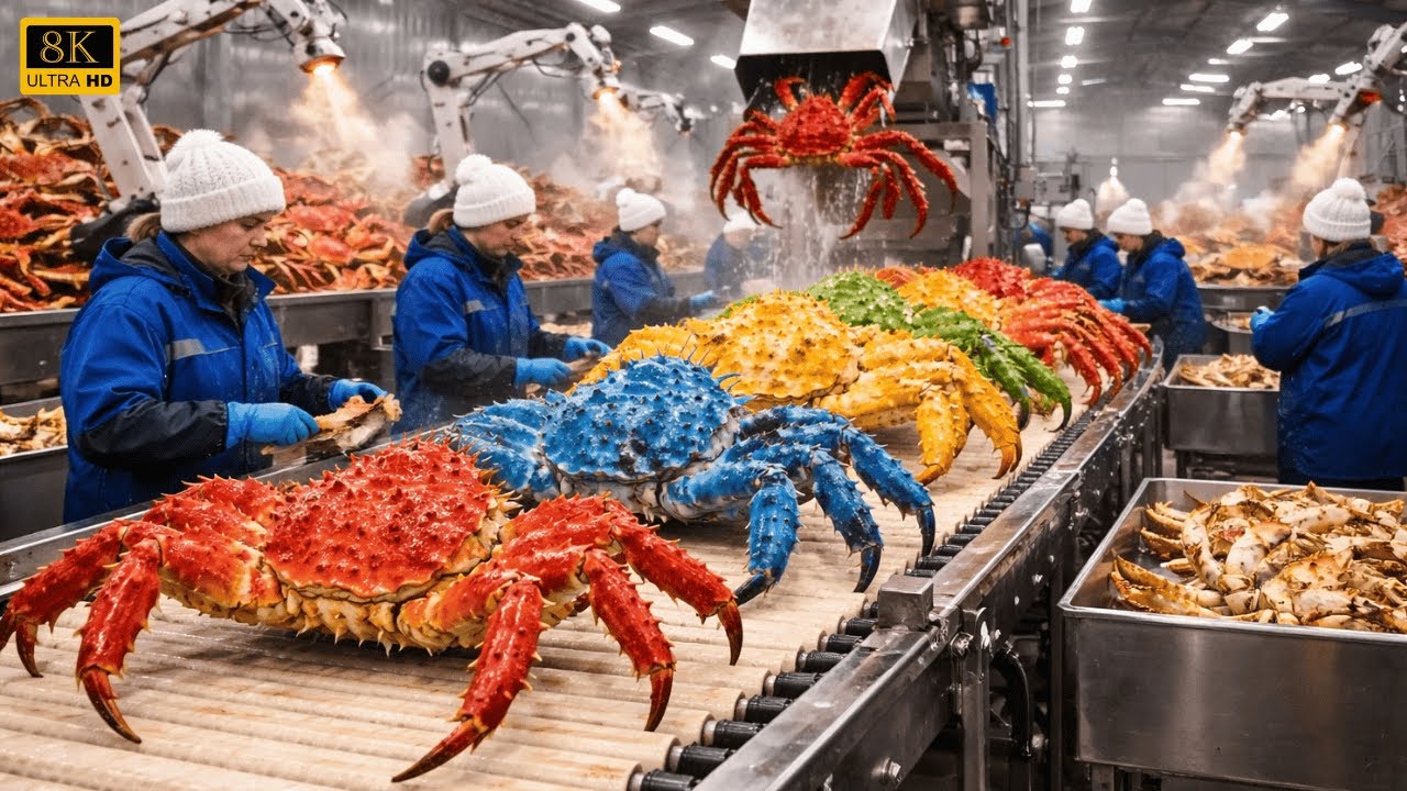 Inside the King Crab Factory 🦀 | From Ocean to Luxury Seafood
