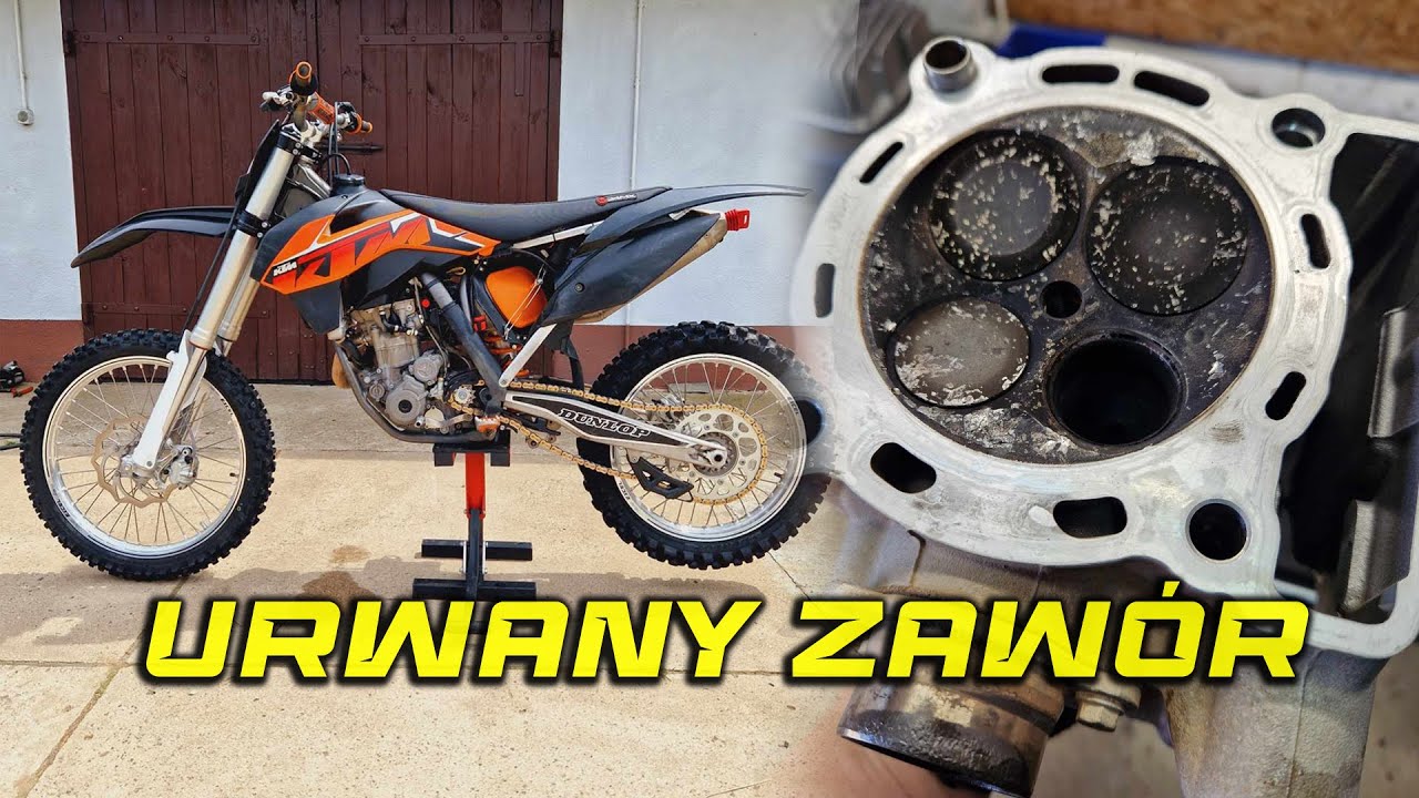 SILNIK STANĄŁ PODCZAS JAZDY KTM SXF 350😱