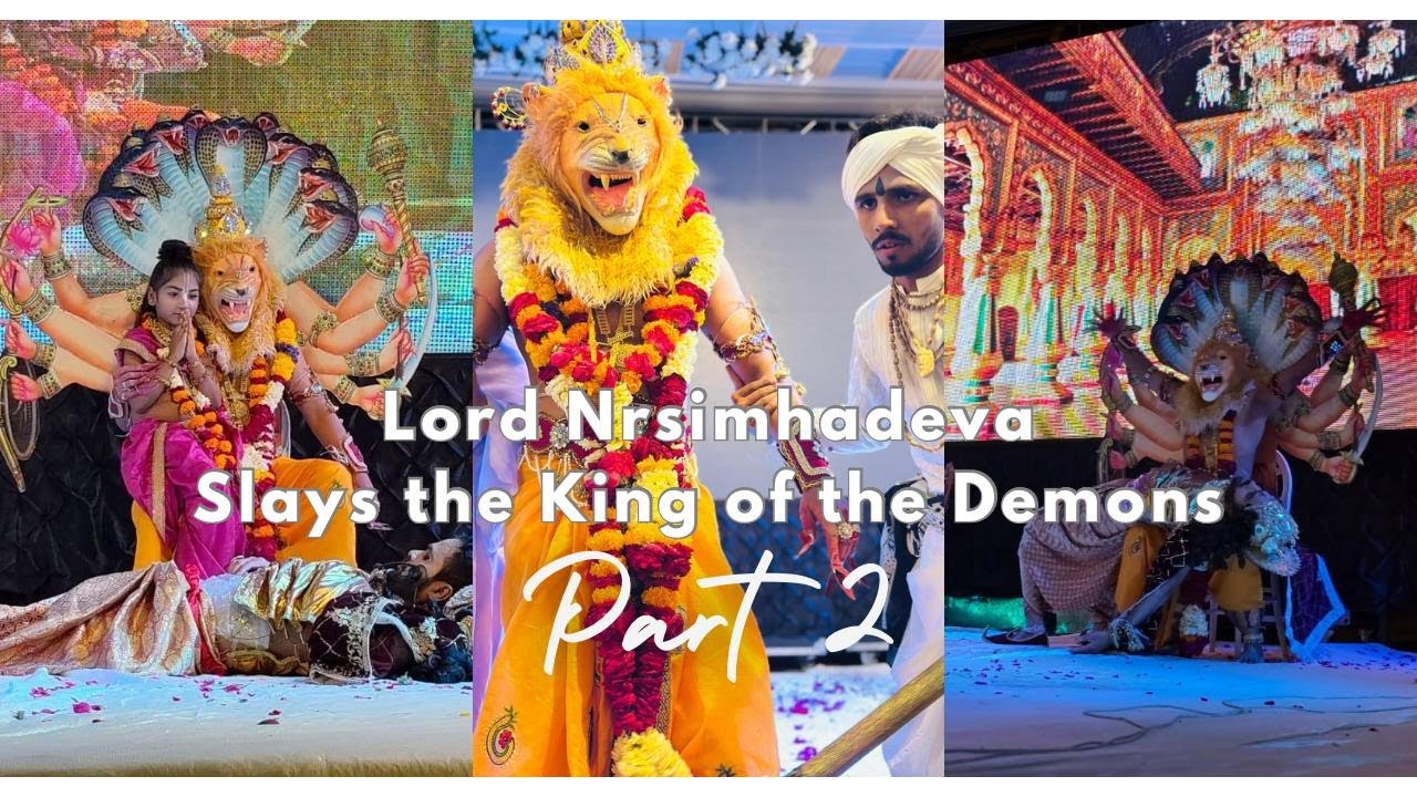 Lord Nrsimhadeva, Slays the King of the Demons | Bhagwan Narshimha Drama Part 02 | ISKCON HYDERABAD