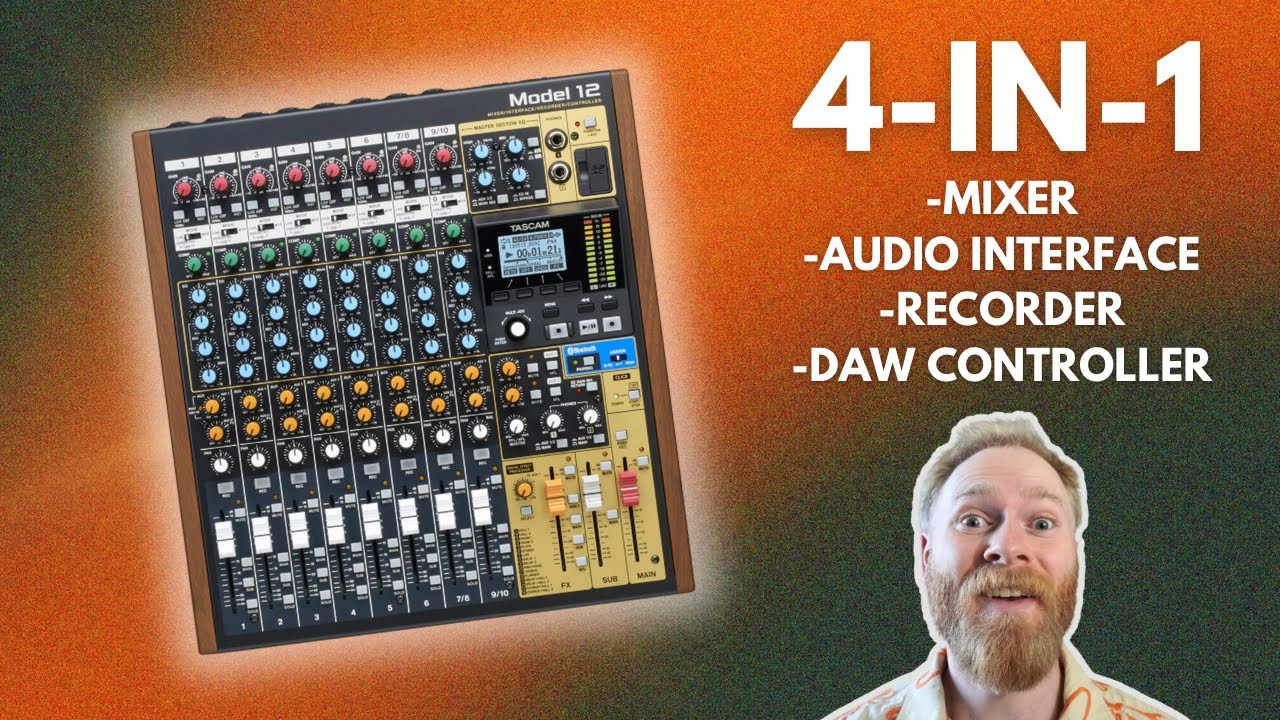 Replace 4 Essentials In Your Studio W/ This | Tascam Model 12 Review