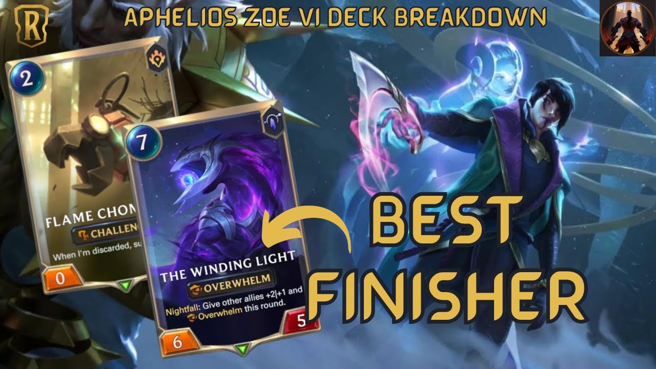 The Winding Light Makes Aphelios Zoe Vi A Top Meta Deck | Deck Gameplay | Legends of Runeterra