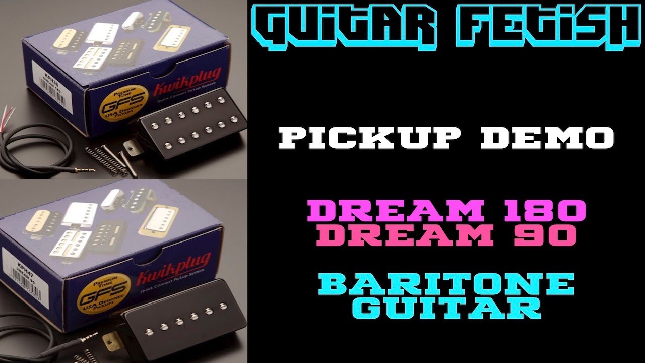GuitarFetish.com Pickup Demo - Dream 180 & Dream 90