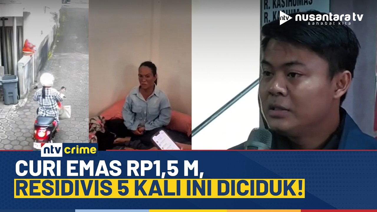 Polsek Kuta Tangkap Residivis Pencurian Perhiasan Senilai Rp1,5 Miliar di Kawasan Legian | NTV CRIME