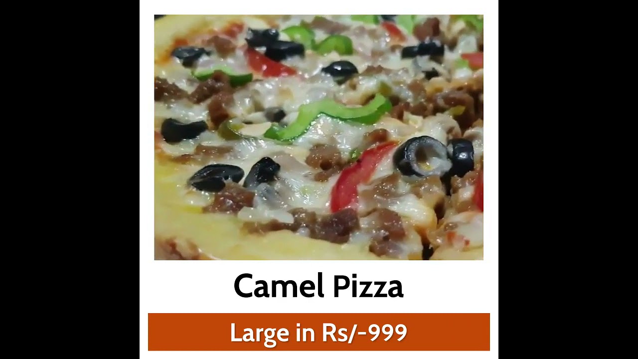 Introducing Camel Pizza For The 1st Time in Islamabad