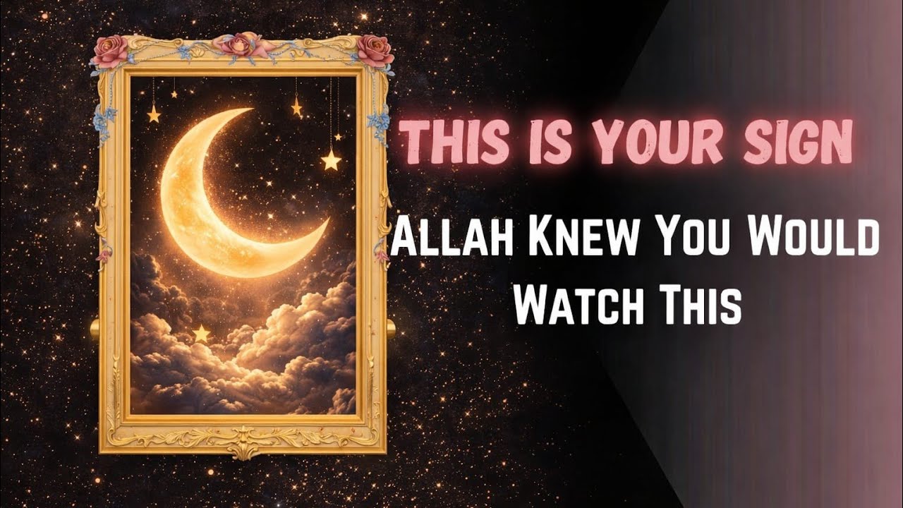 Allah Chose You For A Reason | Faith Notes