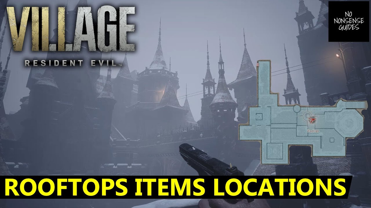 Resident Evil Village Rooftops Items - All Locations - How to Clear Rooftop