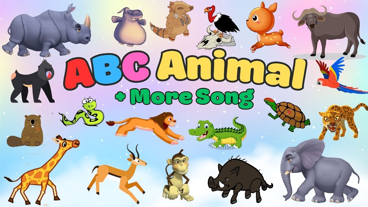 ABC Safari Animal Sounds Song + Alphabet Animals 🐘🦒 Learn ABC With Animals Song | Little Puppy Learn