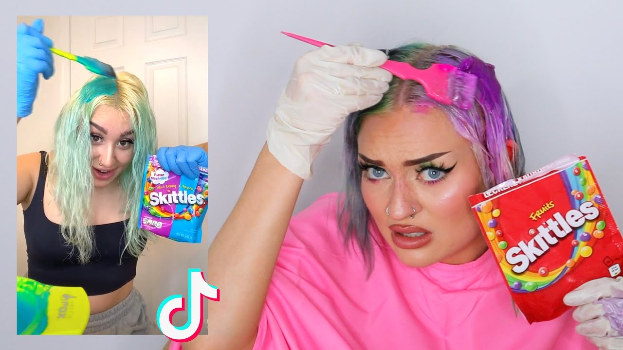 trying stupid things I saw on tik tok.. again