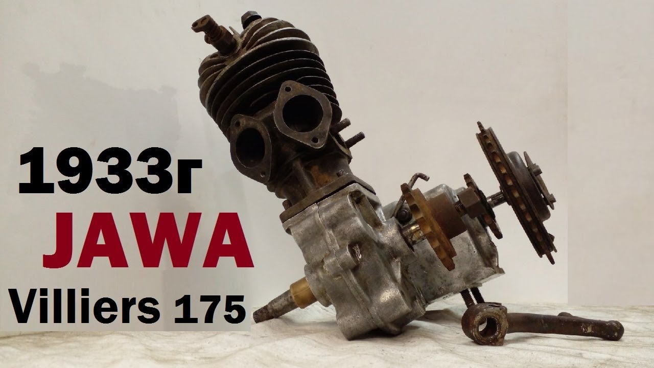 Первая Двухтактная Ява | JAWA Villiers 175 Устройство и История |