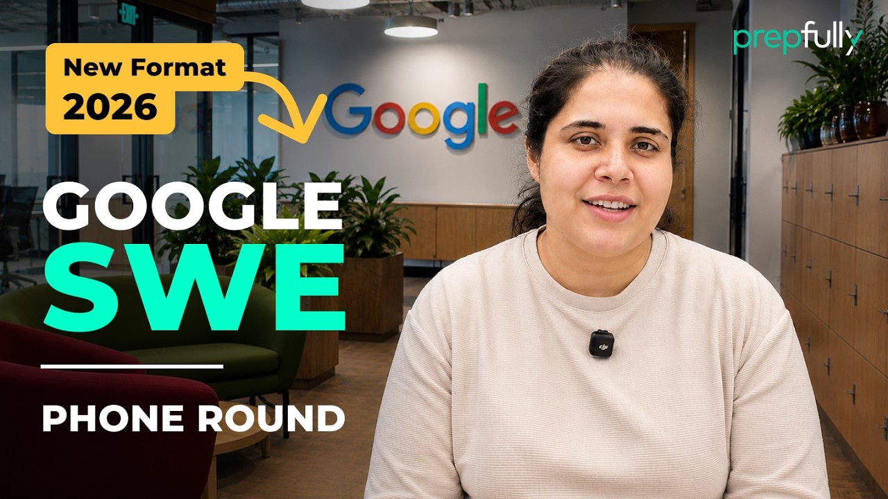 Телефонное интервью Google для SWE 2026: новый формат из 2 частей (DSA + поведенческое) | Руковод...