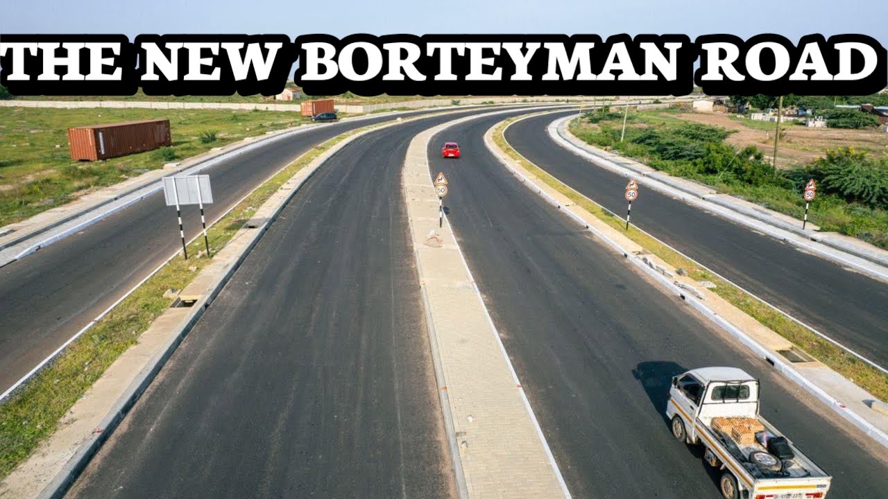 GHANA FINEST 4 LANES MODERN BORTEYMAN ROAD PROJECT THAT PUT GHANA 🇬🇭 ON THE MAP