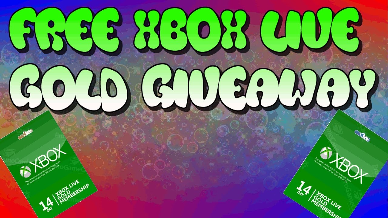 ElitesnipersRF FREE XBOX LIVE GOLD GIVEAWAY FOR SUBSCRIBERS
