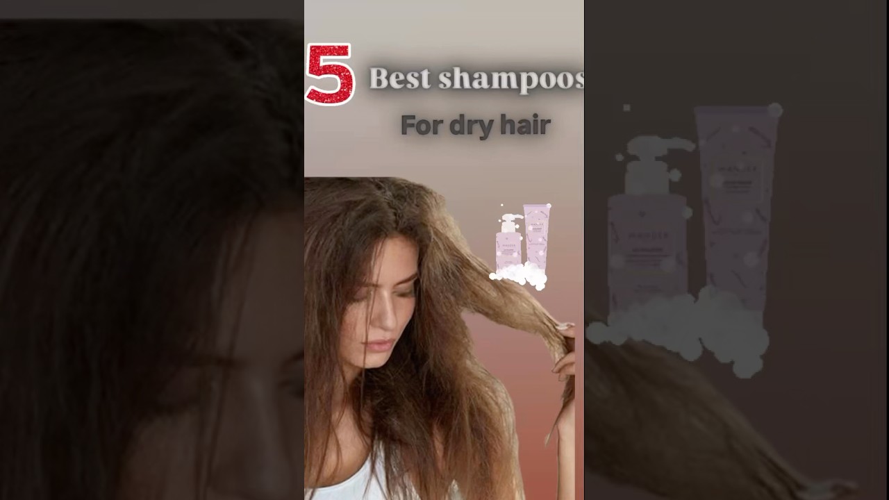 5 Best shampoo for dry & frizzy hair 🙍🏻&zwj;♀️ #hair #shampoo #dryhair