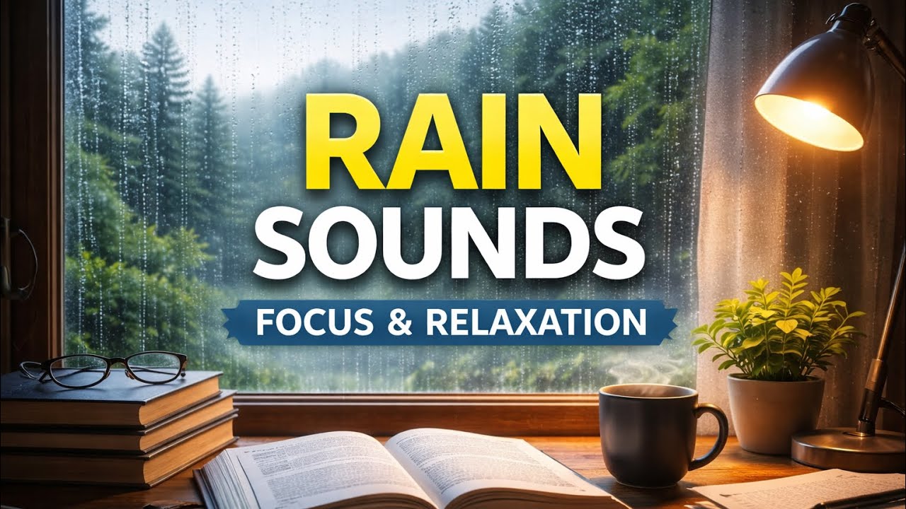 Rain Sounds for Focus & Study | Relaxing Rain Ambience for Classroom or Work