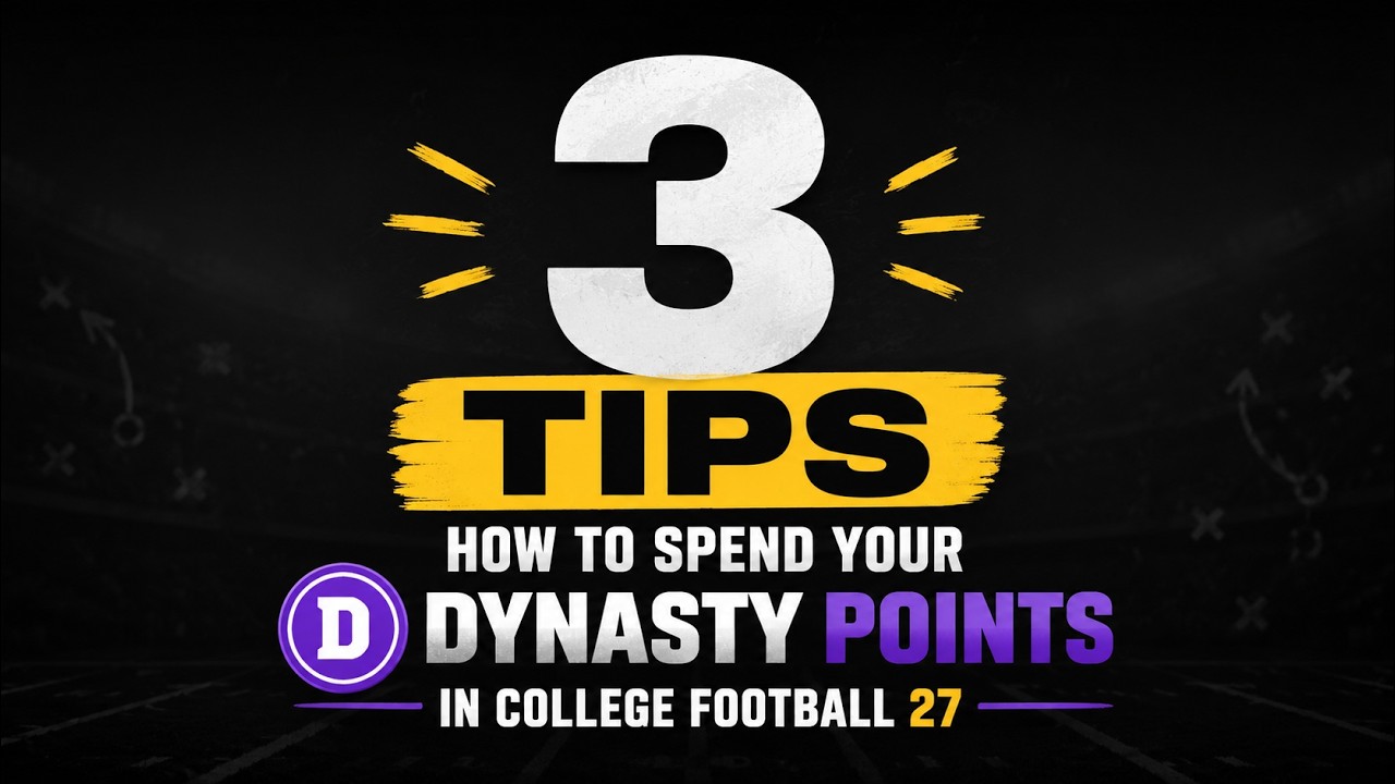 3 Tips on How to Spend your Dynasty Points in a Small School Rebuild in College Football 27!