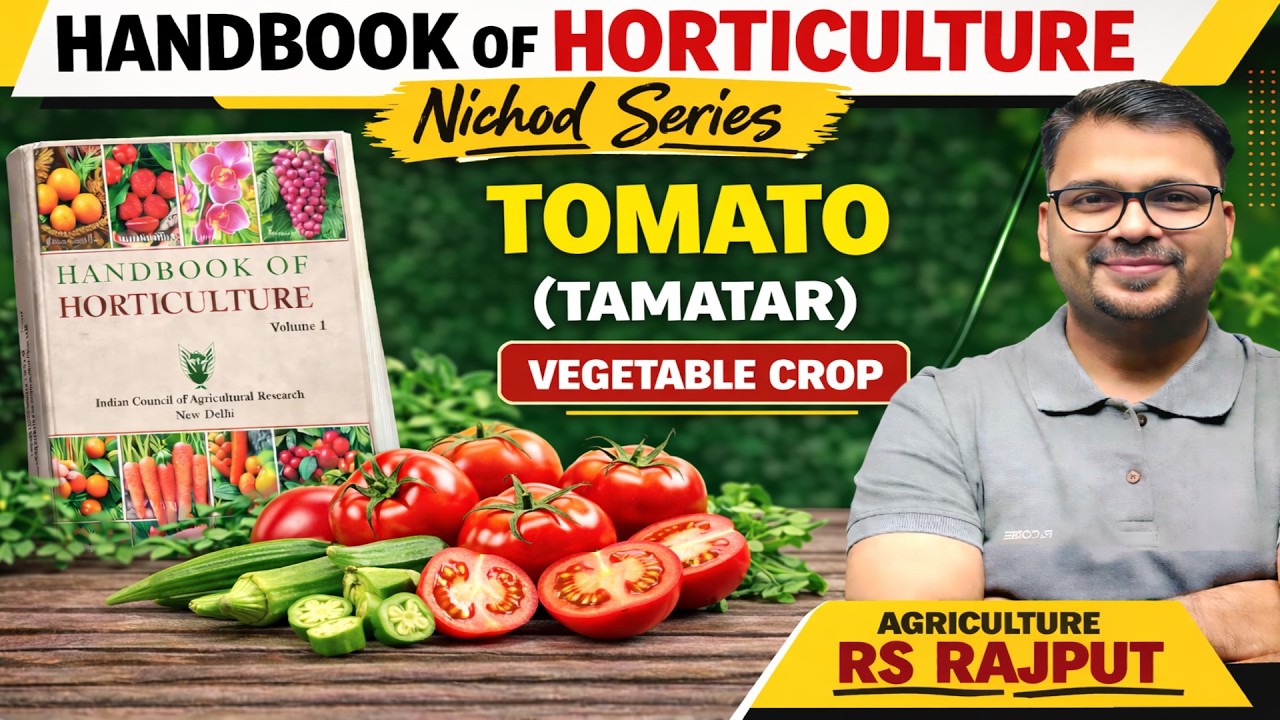 L-02: Tomato Cultivation | Vegetable Science | Handbook of Horticulture | Agriculture RS Rajput