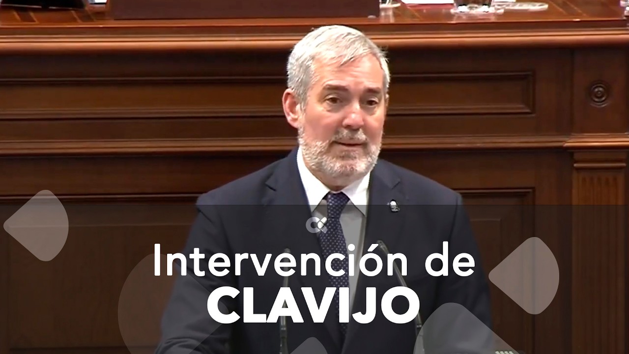 Clavijo apela a la unidad parlamentaria por el bien de Canarias