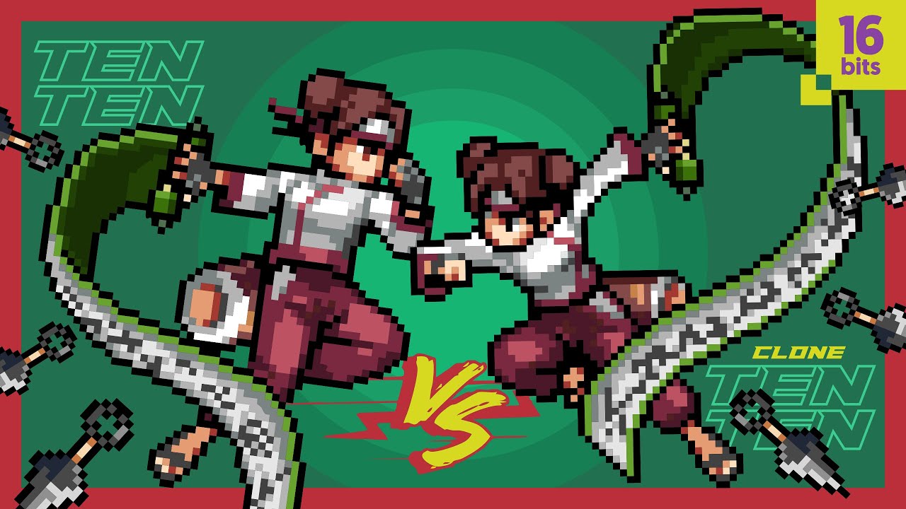 🍃Tenten Vs Tenten Clone🔥 - Sprite Animation