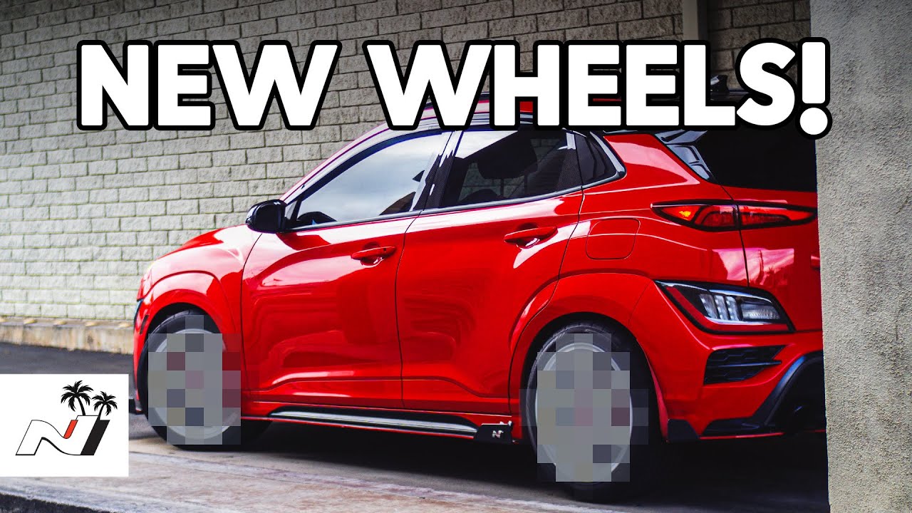 Putting NEW Wheels on My 2022 Hyundai Kona N