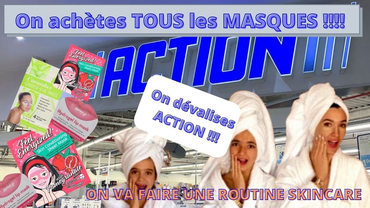 HAUL ACTION 2022/ON DEVALISE TOUS LES MASQUES ACTION/ON A LE MAGASIN POUR NOUS TOUTES SEULES